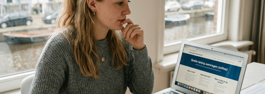 Online lening aanvragen in Nederland